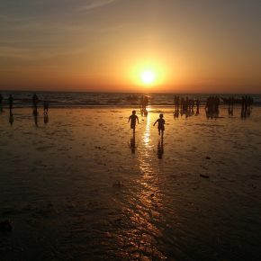 غروب ساحل میناب – کوهستک